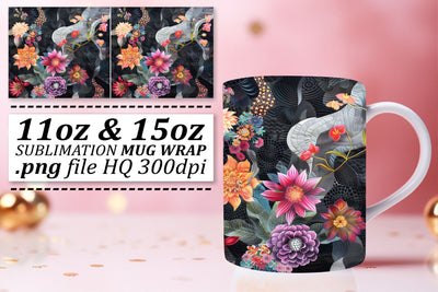 Flower Pattern Sublimation Sublimation afrosvg 