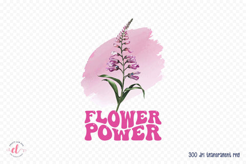 Flower Power PNG Sublimation Design Sublimation CraftLabSVG 