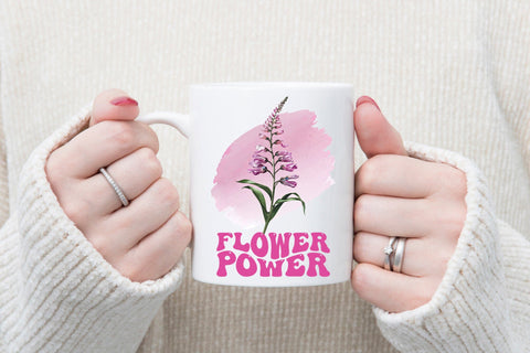 Flower Power PNG Sublimation Design Sublimation CraftLabSVG 