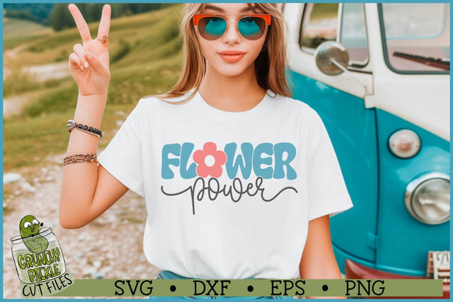 Flower Power SVG File SVG Crunchy Pickle 