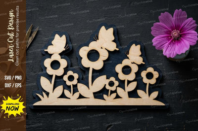 Flower Stand Decor laser Cut svg Cutting file, SVG Regulrcrative 