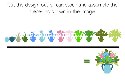 Flower SVG | 3D layered design. SVG Digital Gems 