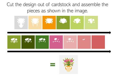 Flower SVG | 3D layered design. SVG Digital Gems 