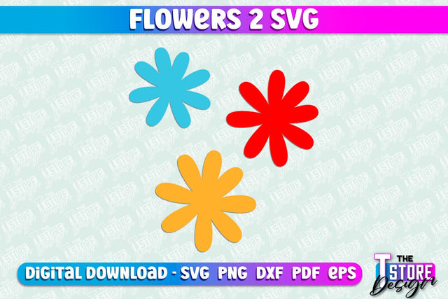 Flower SVG Design | Flower Templates | Leaf & Botanical Elements v.2 SVG The T Store Design 