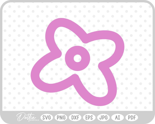 Flower SVG DottieDigitals 