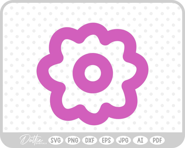 Flower SVG DottieDigitals 