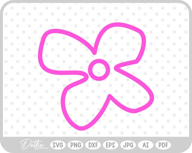Flower SVG DottieDigitals 