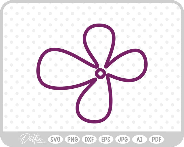 Flower SVG DottieDigitals 