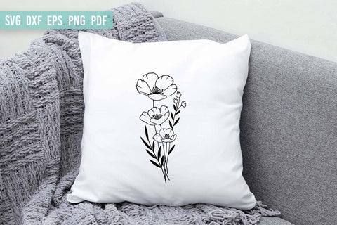 Flower SVG | Wildflower SVG | Bouquet of flower SVG Irina Ostapenko 