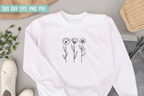 Flower SVG | Wildflower SVG File SVG Irina Ostapenko 