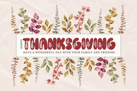 Flower Thanksgiving Font Font Dm Letter Studio 