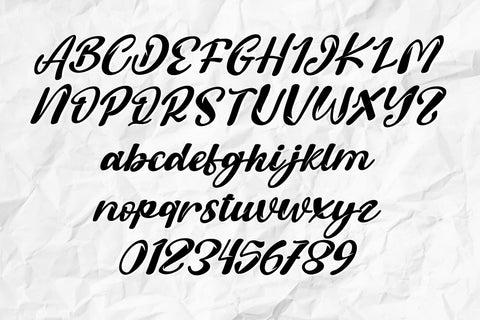 Flower Xmas Font Afandi Studio 