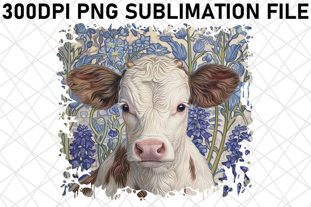 Flowered Barnyard Friends PNG Design Sublimation afrosvg 