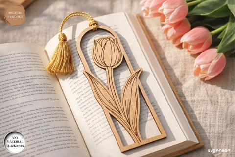 Flowers Bookmark Laser Cut Bundle SVG SvgOcean 