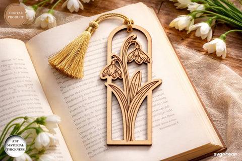 Flowers Bookmark Laser Cut Bundle SVG SvgOcean 