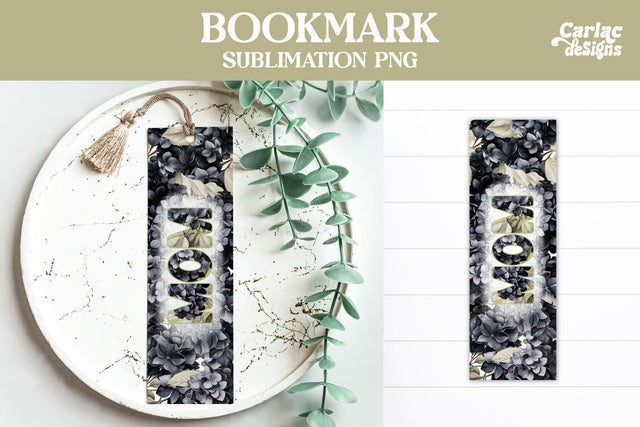 Flowers Bookmark, Printable Bookmark Sublimation Carla C Designs 