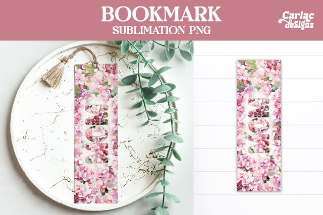 Flowers Bookmark, Printable Bookmark Sublimation Carla C Designs 