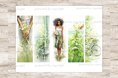 Flowers Bookmarks | Meadow Printable SVG GlamArtZhanna 