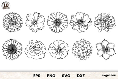 Flowers Buds SVG Bundle SVG SvgOcean 