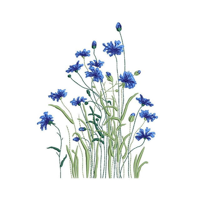 Flowers Machine Embroidery Design, 3 sizes, Instant Download Embroidery/Applique DESIGNS Nino Nadaraia 