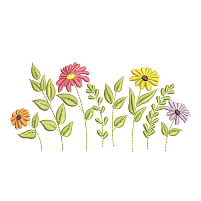Flowers Machine Embroidery Design, 3 sizes, Instant Download Embroidery/Applique DESIGNS Nino Nadaraia 