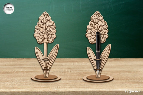 Flowers Pen Stand Laser Cut Bundle SVG SvgOcean 