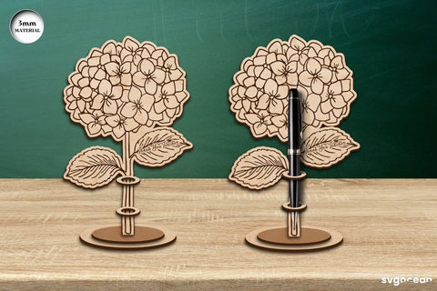 Flowers Pen Stand Laser Cut Bundle SVG SvgOcean 