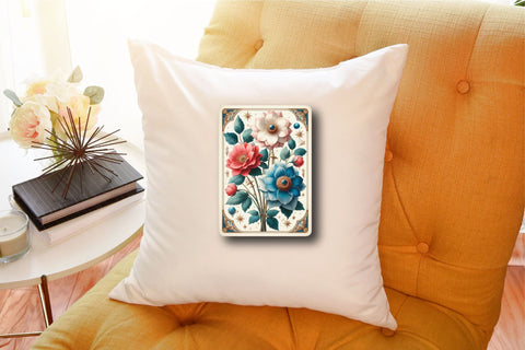 Flowers Tarot Cards Sublimation Clipart Sublimation designartist 