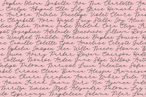 Flowerwood Script Font Beck McCormick 