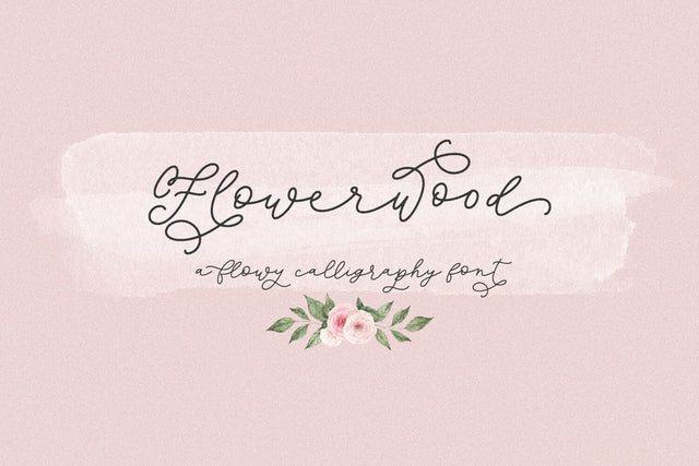 Flowerwood Script Font Beck McCormick 