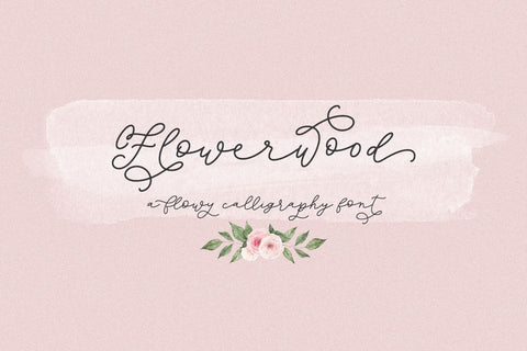 Flowerwood Script Font Beck McCormick 