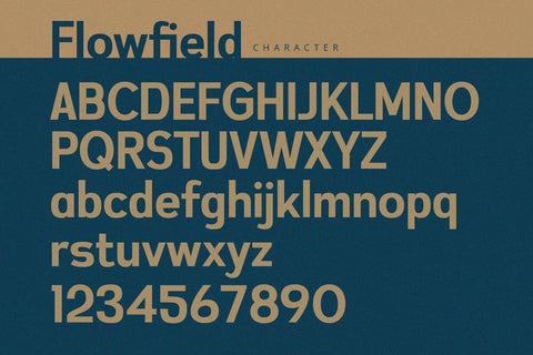 Flowfield - Sans Serif Font Font Alpaprana Studio 