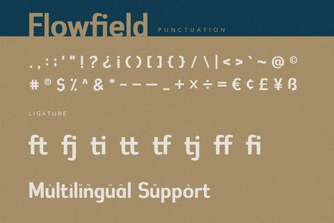 Flowfield - Sans Serif Font Font Alpaprana Studio 