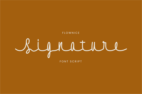 Flownice Font ahweproject 