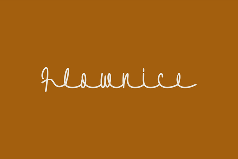 Flownice Font ahweproject 