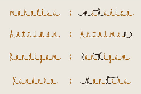 Flownice Font ahweproject 