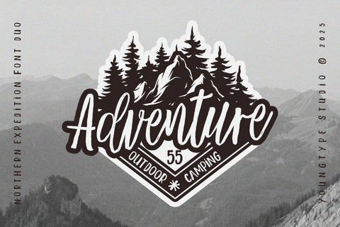 Flowtastic Expedition - Font duo Font Youngtype 