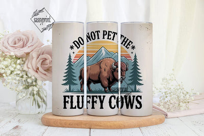 Fluffy Cows Tumbler Design Sublimation sassyprint 