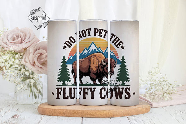 Fluffy Cows Tumbler Design Sublimation sassyprint 