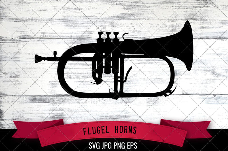 Flugel Horn SVG, Musical Instrument SVG SVG Loveleen Kaur 