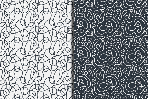 Fluidity Neutral Seamless Patterns Digital Pattern Rin Green 