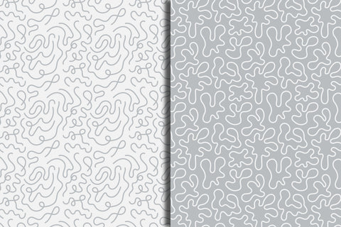Fluidity Neutral Seamless Patterns Digital Pattern Rin Green 