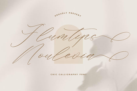 Flumtips Noulevia - Chic Calligraphy Font Font Storytype Studio 