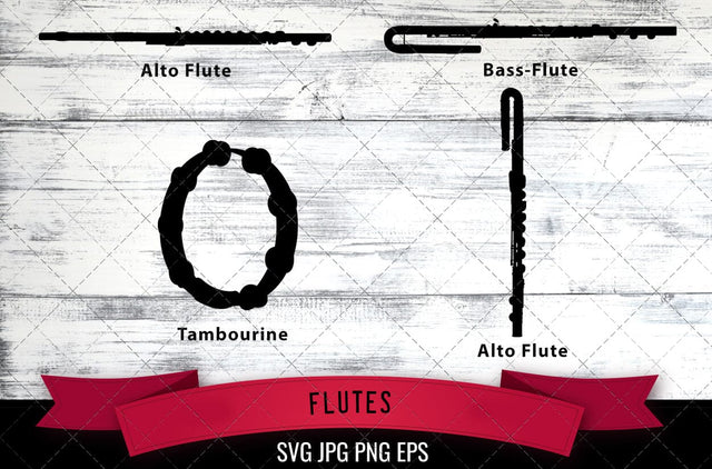 Flute SVG, Musical Instrument SVG SVG Loveleen Kaur 