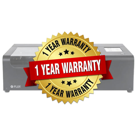 FLUX Beamo 30W C02 Laser Cutter & Engraver with Autofocus Attachment Physical Swing Design 