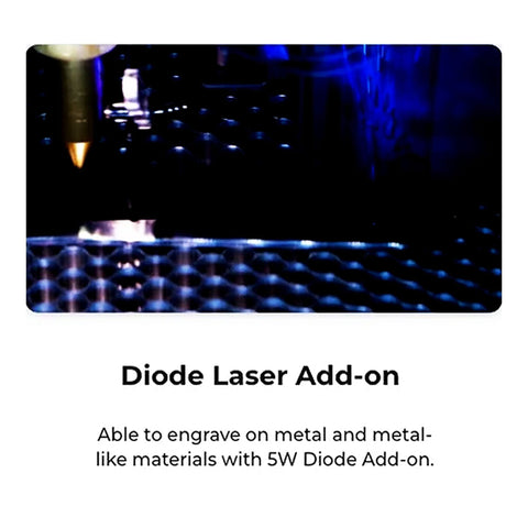 FLUX Beamo 30W C02 Laser Cutter & Engraver with Autofocus Attachment Physical Swing Design 