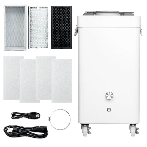 FLUX Beamo 30W C02 Laser Cutter & Engraver with Beam Air Filter Physical Swing Design 