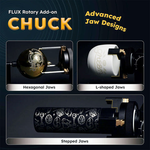 FLUX Beamo 4-in-1 Rotary Attachment Physical Swing Design 