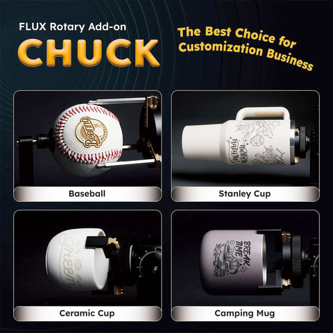 FLUX Beamo 4-in-1 Rotary Attachment Physical Swing Design 