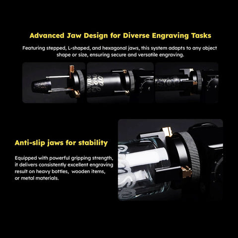 FLUX Beamo 4-in-1 Rotary Attachment Physical Swing Design 